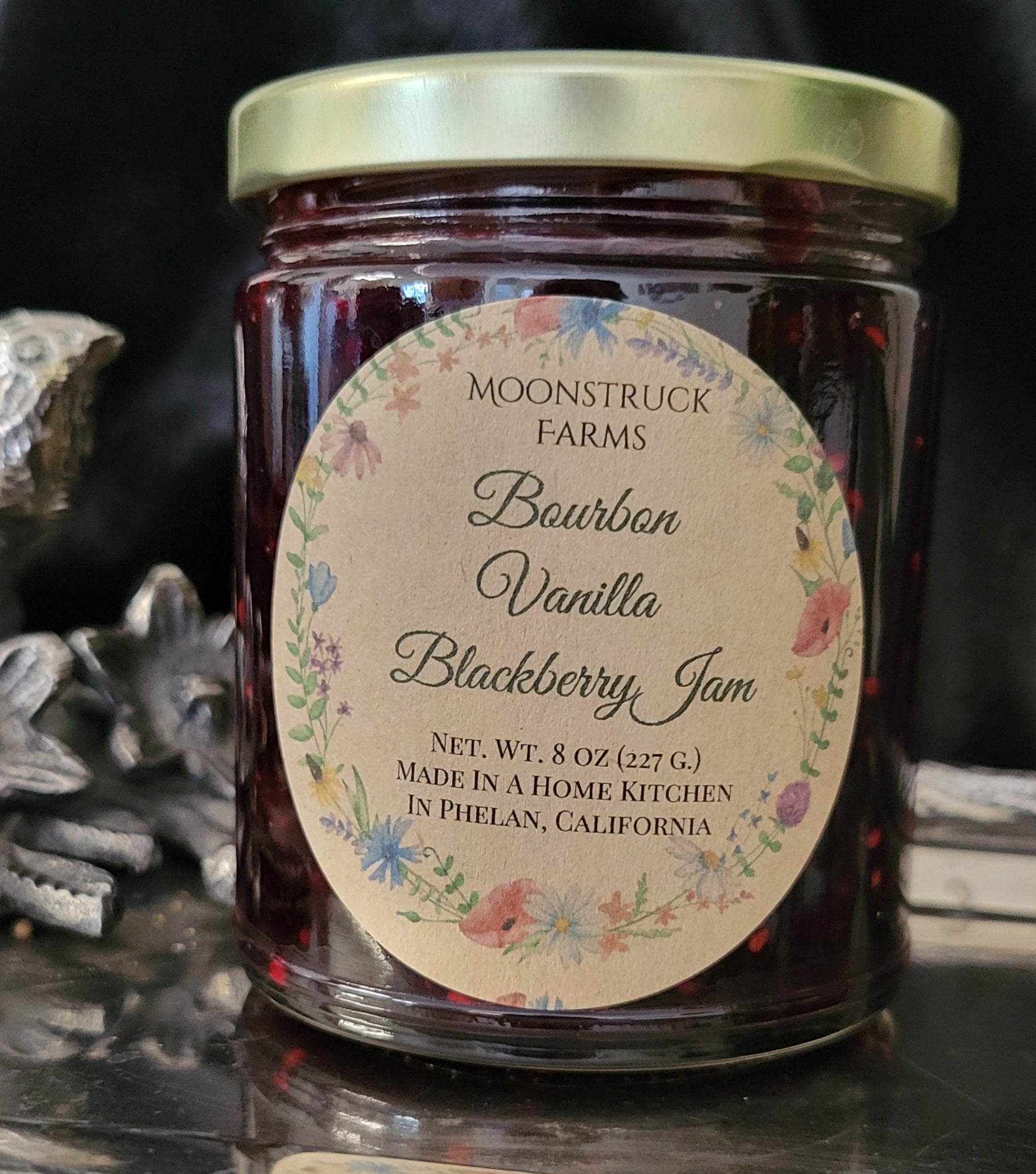 Bourbon Vanilla Blackberry Jam