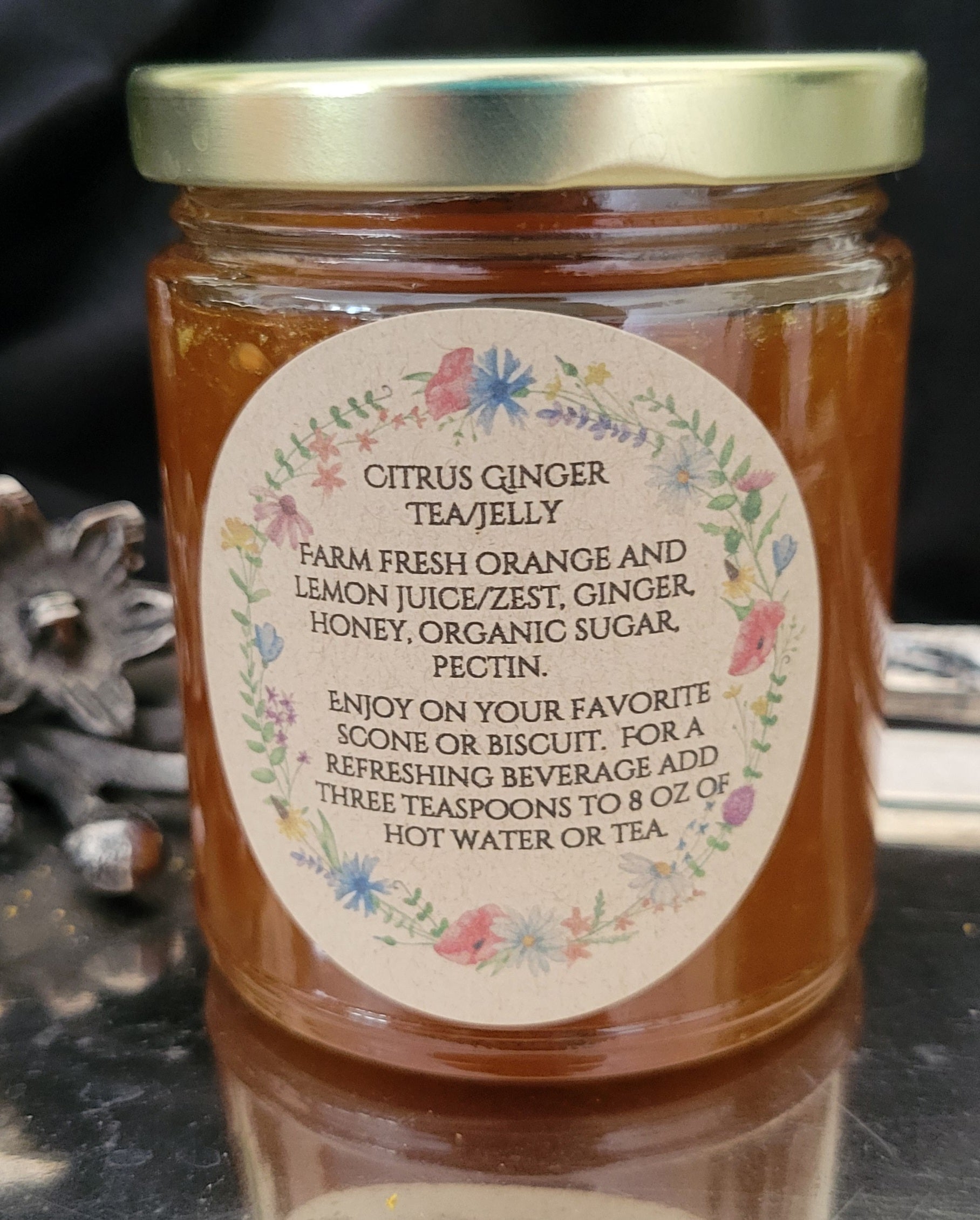 Citrus Ginger Jelly/Tea