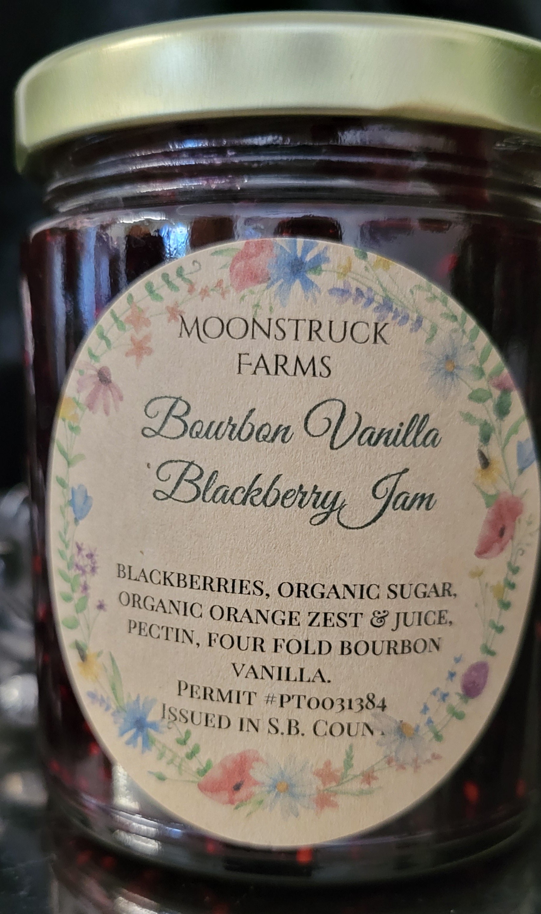 Bourbon Vanilla Blackberry Jam