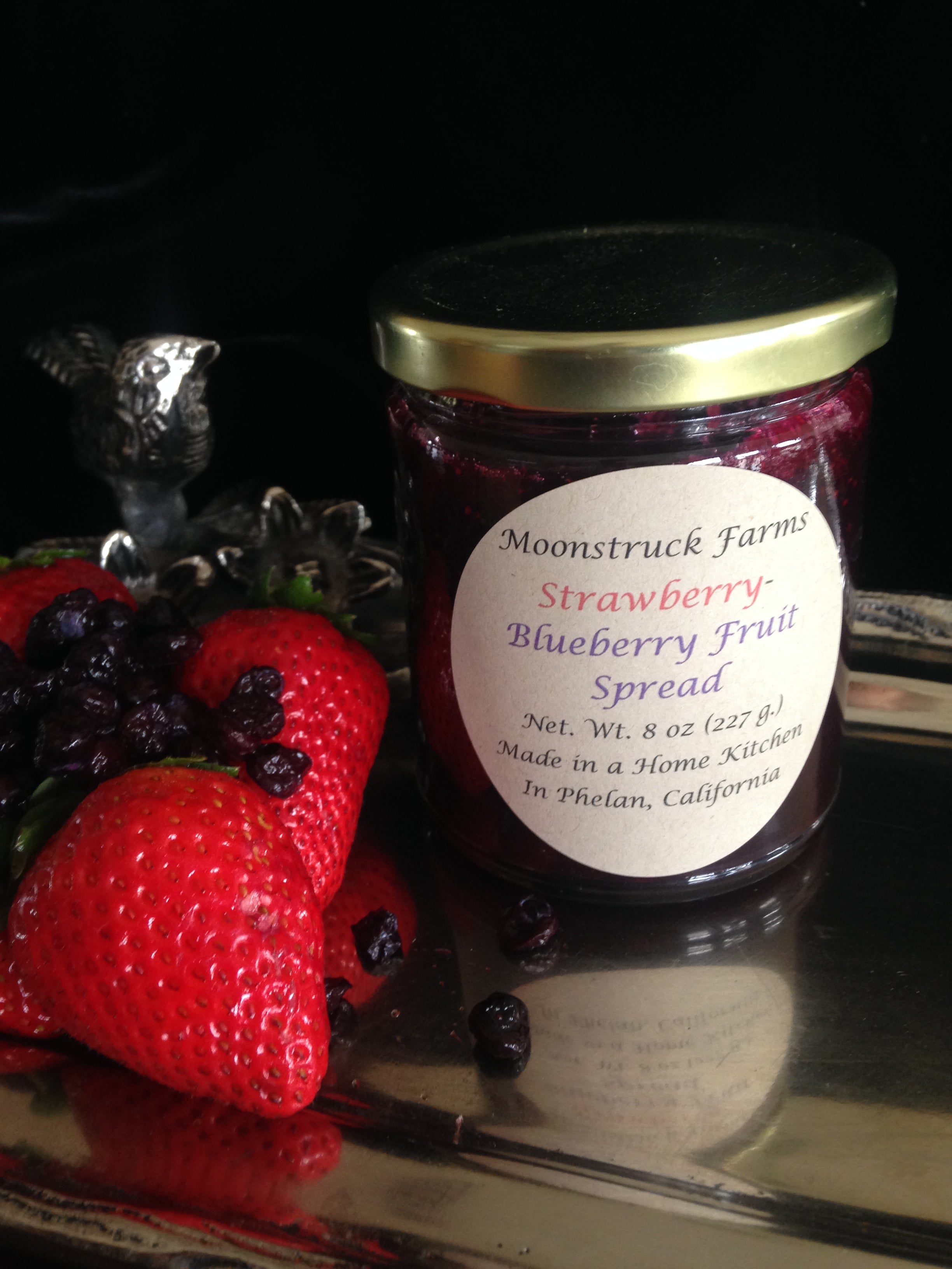 Strawberry Blueberry Fruit Spread
